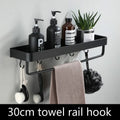 No-Drill Bathroom Shelf Wall Mounted Organizer