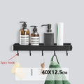 No-Drill Bathroom Shelf Wall Mounted Organizer