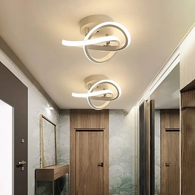 LED Strip Ceiling Lights Modern Aisle