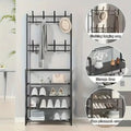 Multi-Layer Clothes Hanger Shoe Rack Organizer