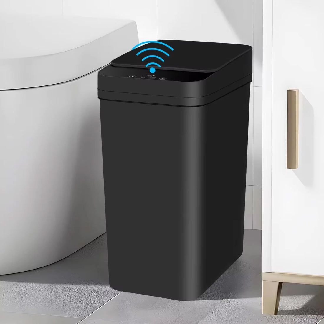 12L Touchless Motion Sensor Trash Can with Lid