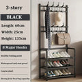 Multi-Layer Clothes Hanger Shoe Rack Organizer