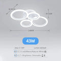 Modern LED Ring Ceiling Chandelier