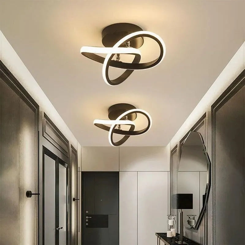 LED Strip Ceiling Lights Modern Aisle