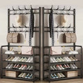 Multi-Layer Clothes Hanger Shoe Rack Organizer