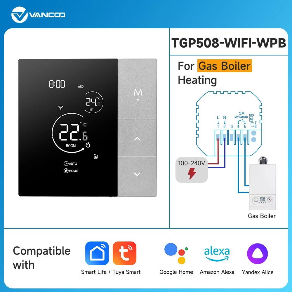 WiFi Smart Thermostat Temperature Controller