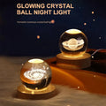 3D Crystal Ball Galaxy Lamp