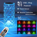 Crystal Table Lamp 16 Colors LED