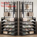 Multi-Layer Clothes Hanger Shoe Rack Organizer